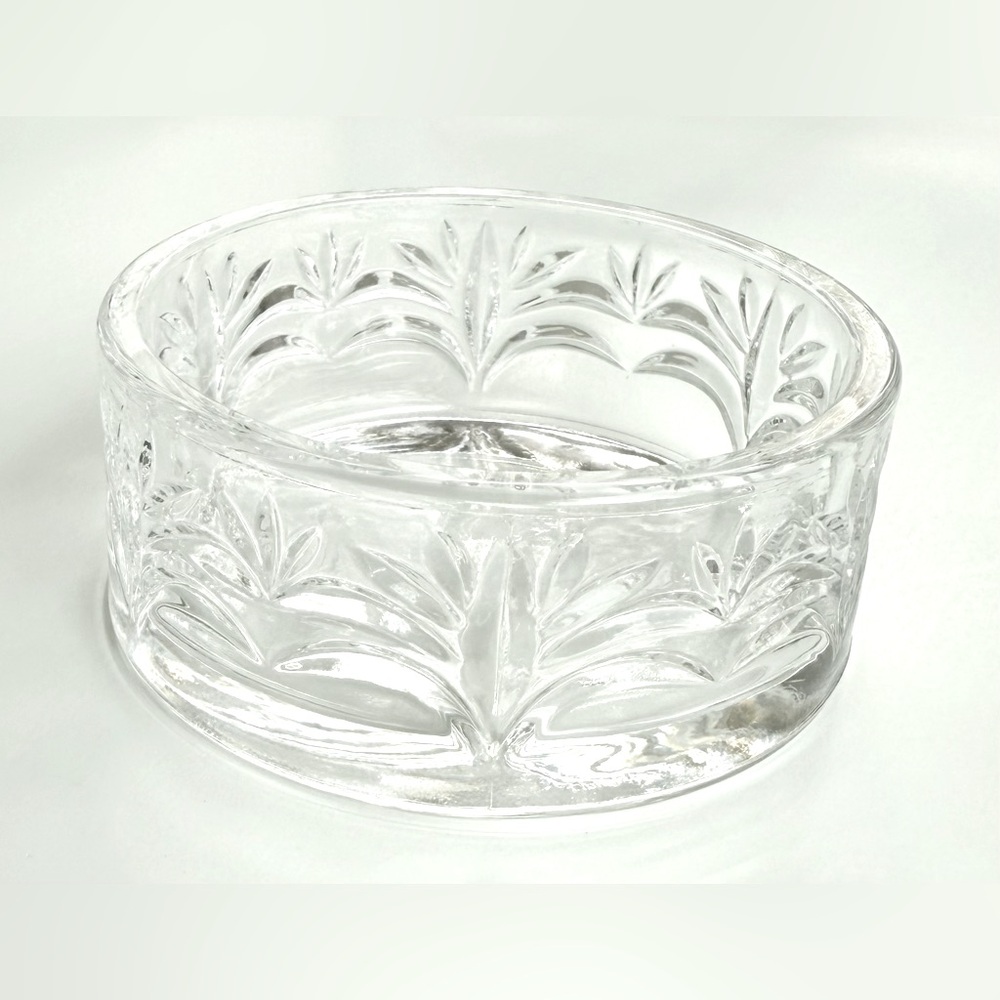 Vintage Fifth Avenue Crystal Round Candle Holder